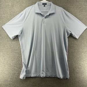 Peter Millar Crown Crafted Golf Polo Shirt Men Size XXL All Over Geometric Print